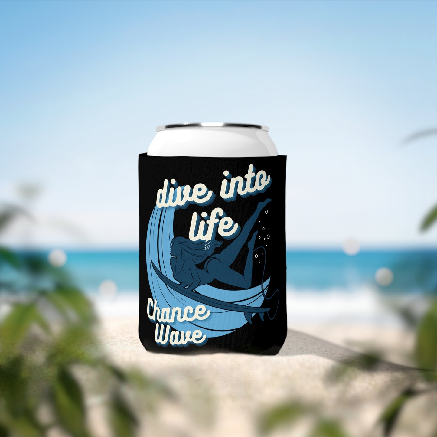 Dive Into Life Koozie