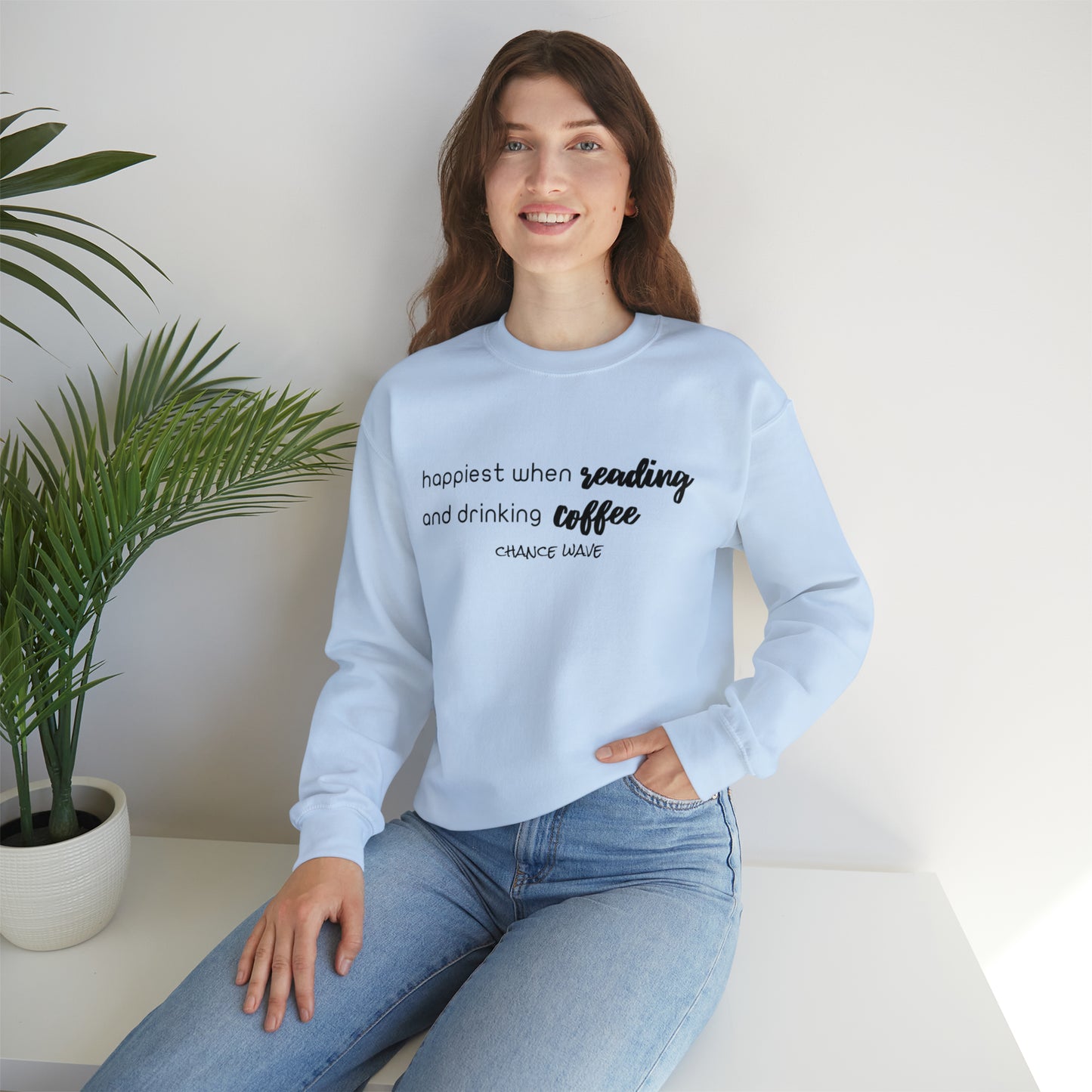 Books & Coffee Crewneck