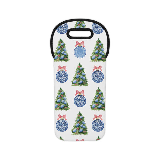 Ornament Pattern Wine Tote Bag