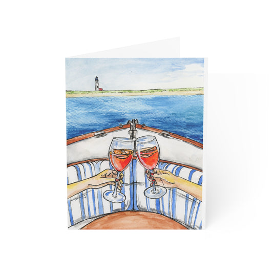 Boat Toasts Greeting Cards (10 and 30pcs)