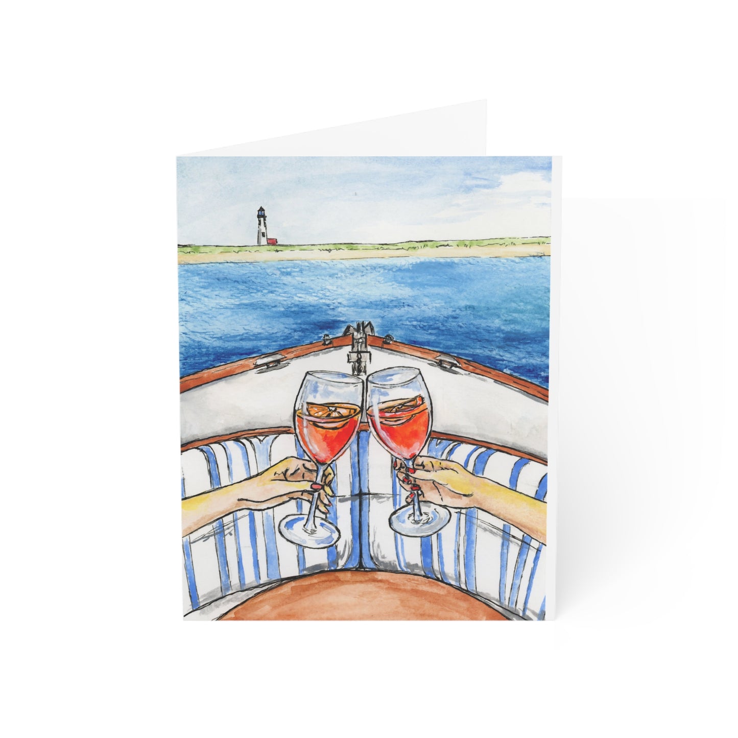 Boat Toasts Greeting Cards (10 and 30pcs)