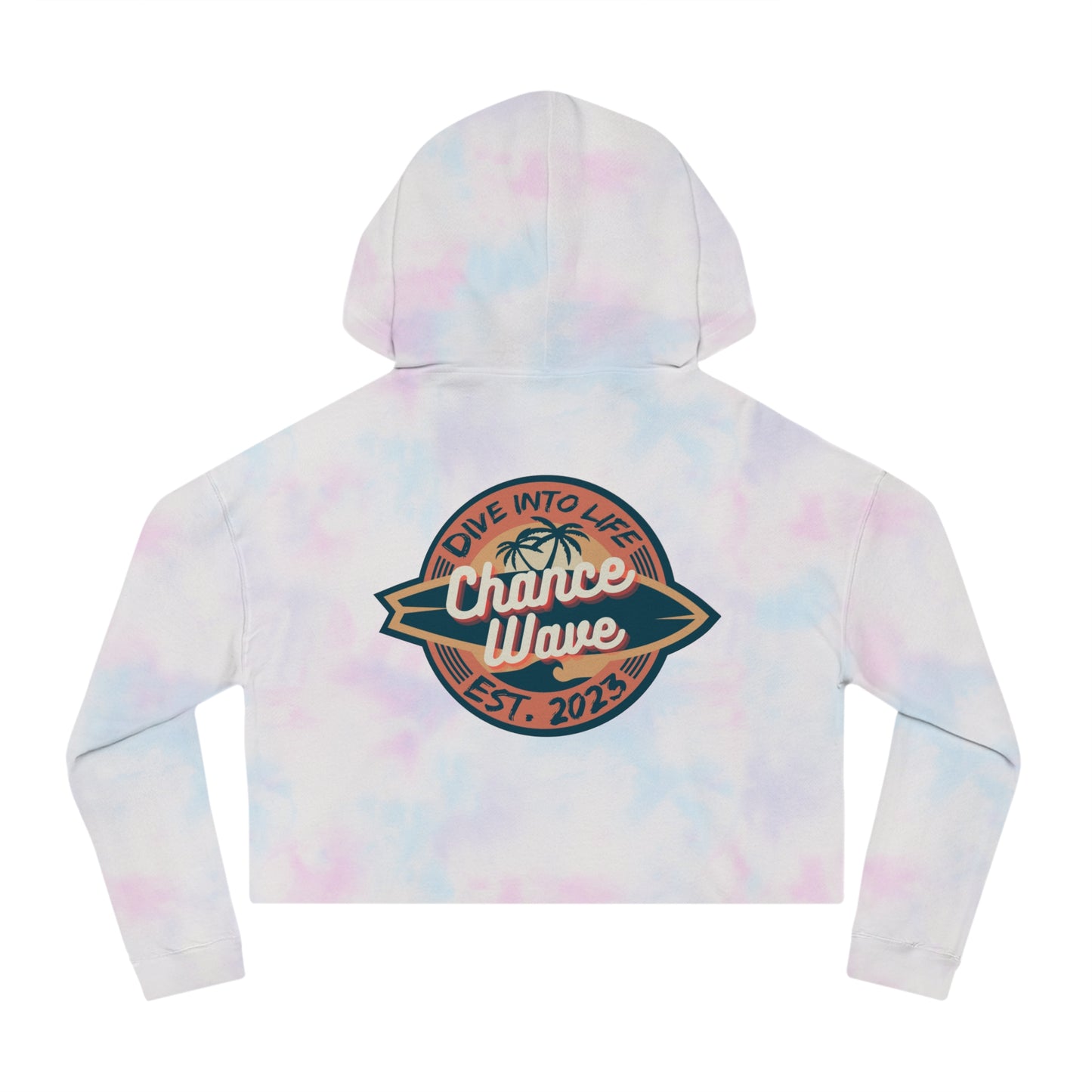 Chance Wave Cropped Hoodie