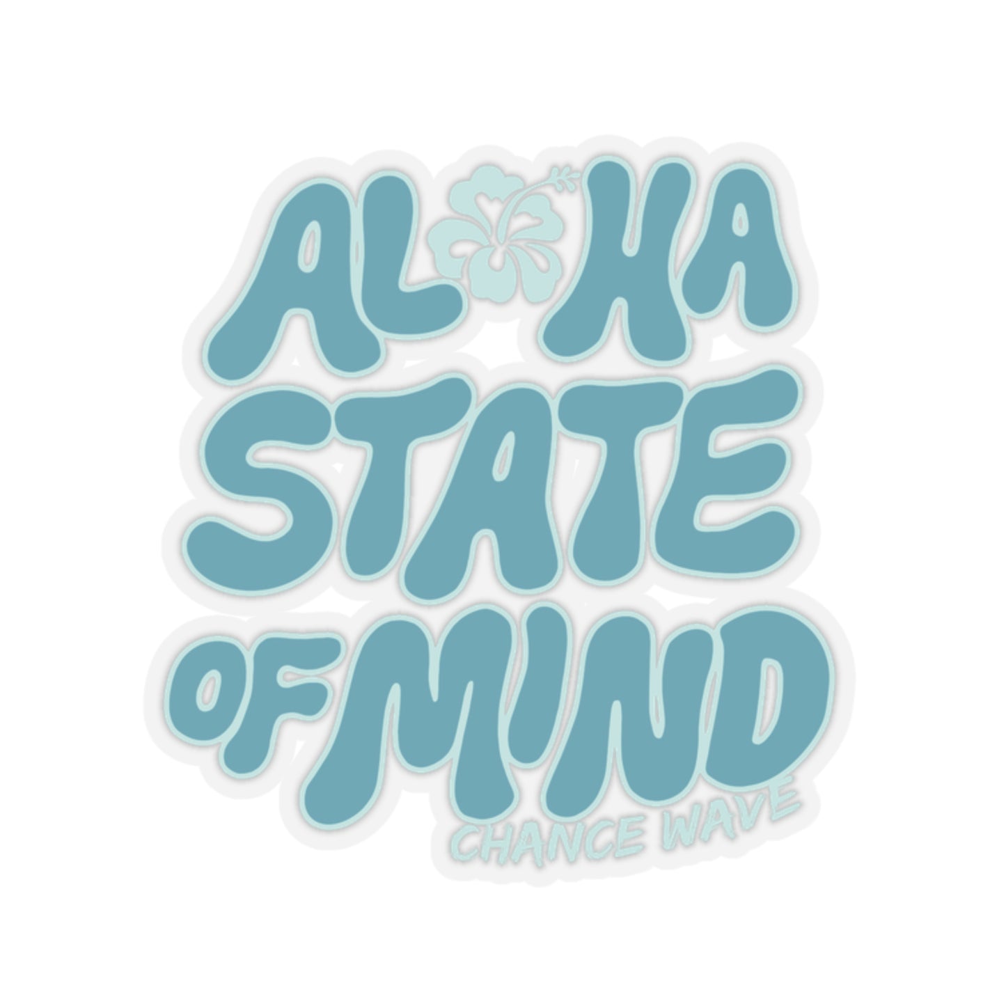 Aloha Sticker Teal