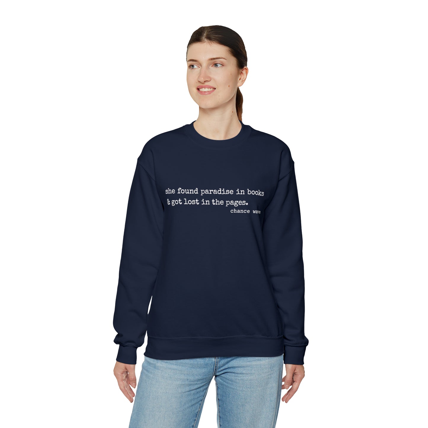 Paradise in Books Crewneck