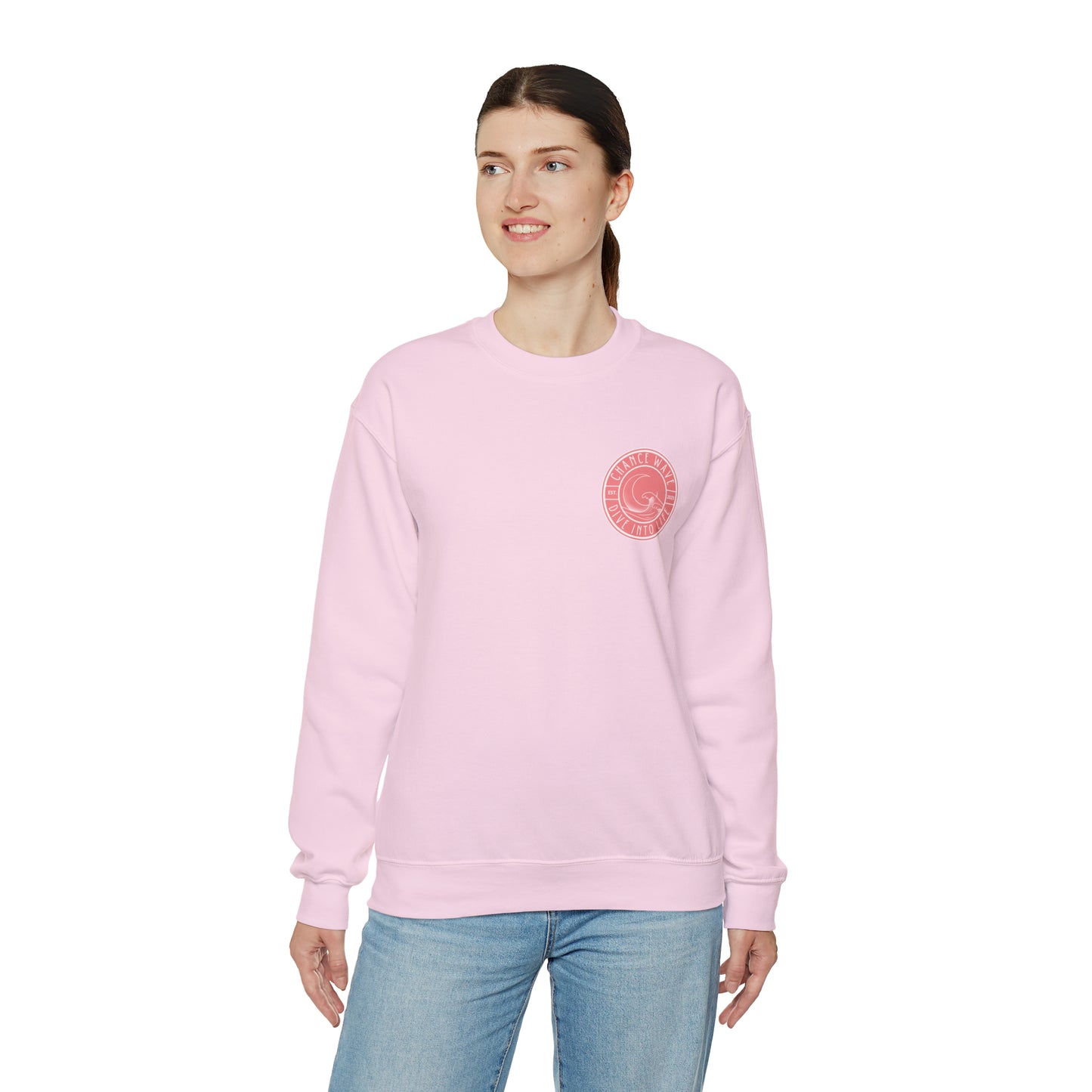 Pink Aloha Crewneck