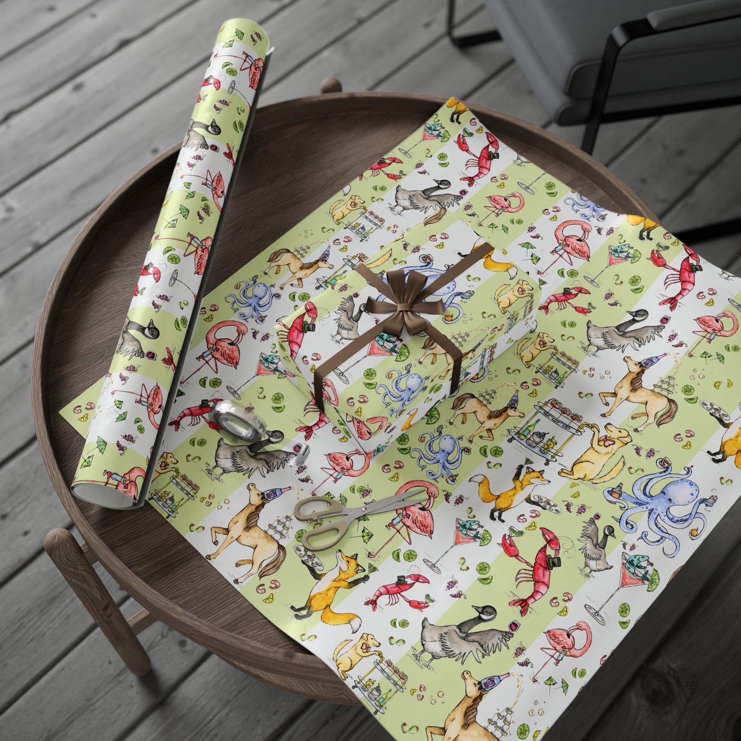 Party Animal Wrapping Paper