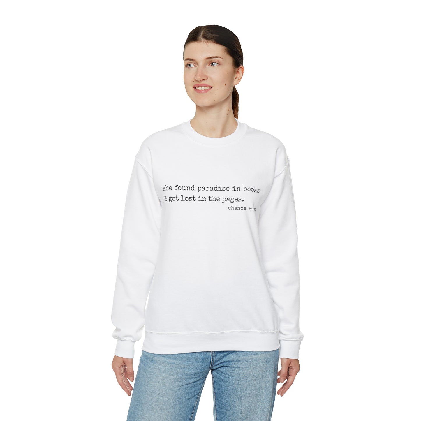 Paradise in Books Crewneck