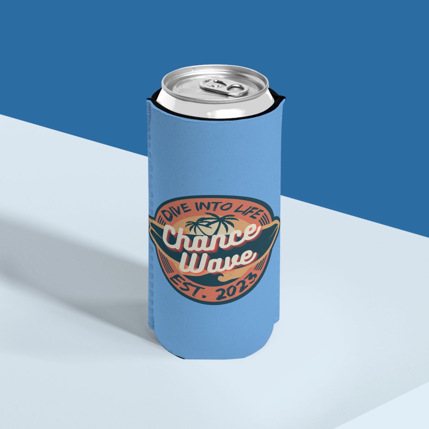 Chance Wave Slim Koozie