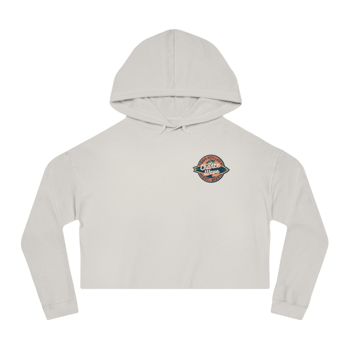 Chance Wave Cropped Hoodie