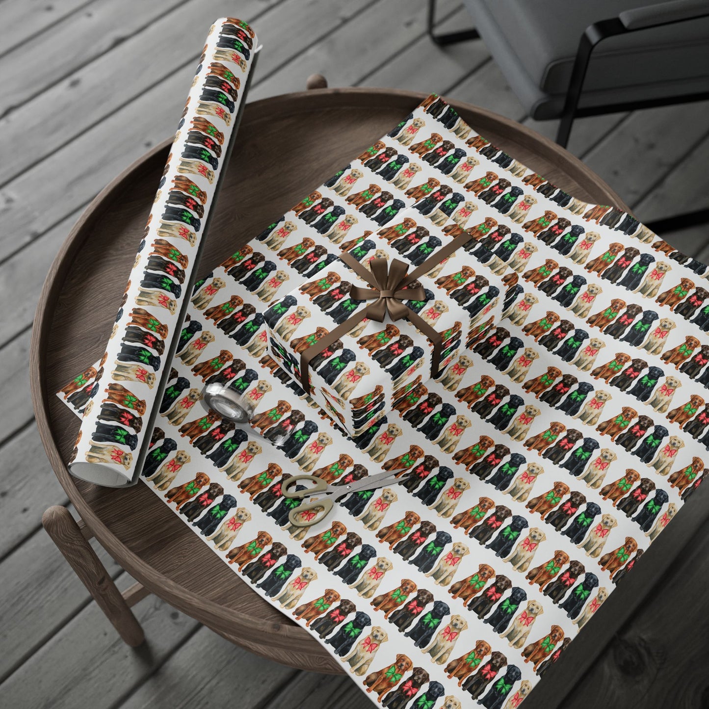 Festive Labs Wrapping Paper