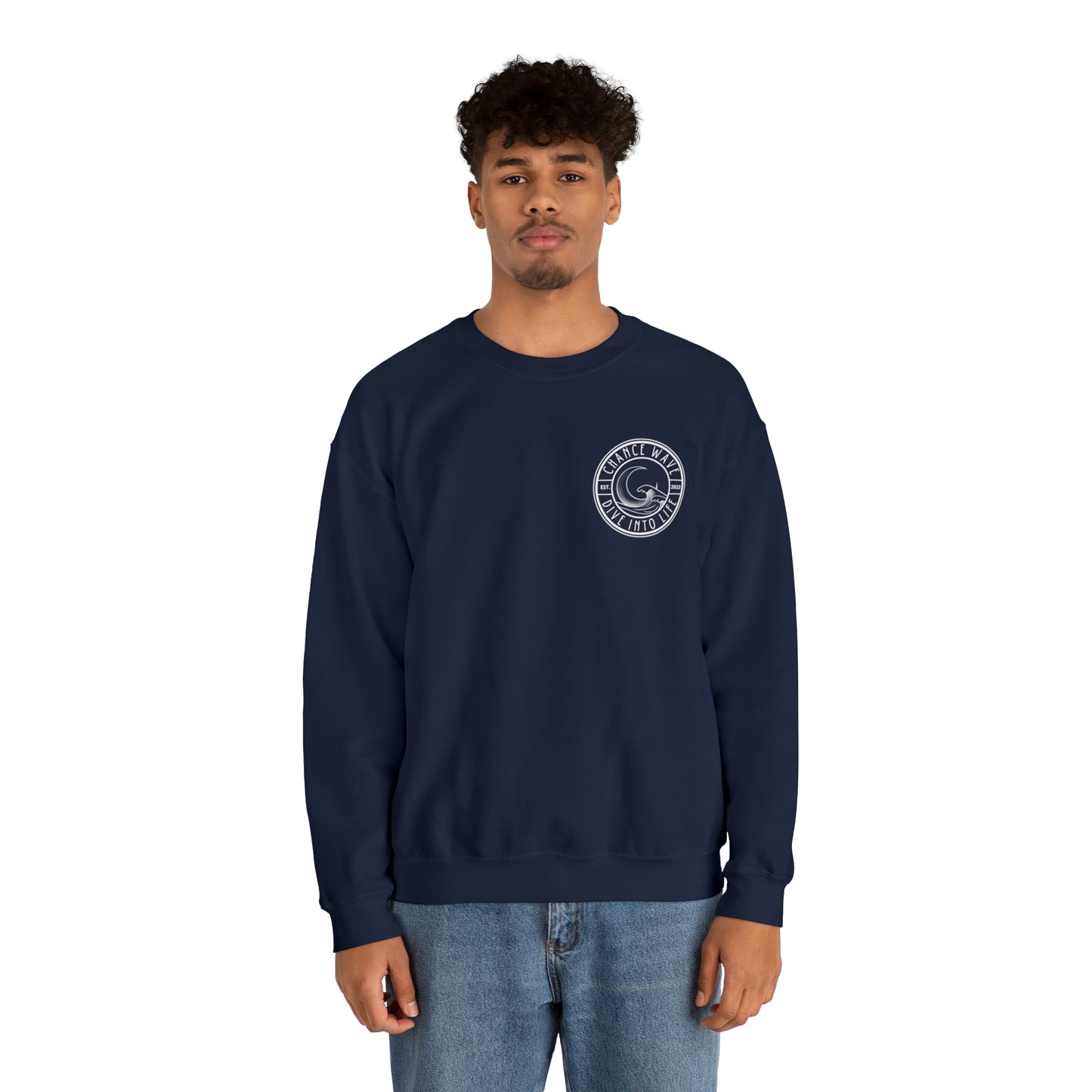 Surf Board Logo Crewneck