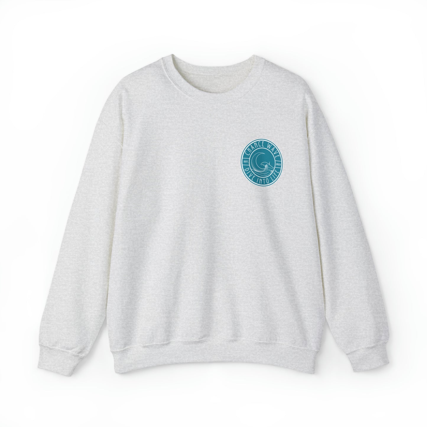 Blue Aloha Crewneck