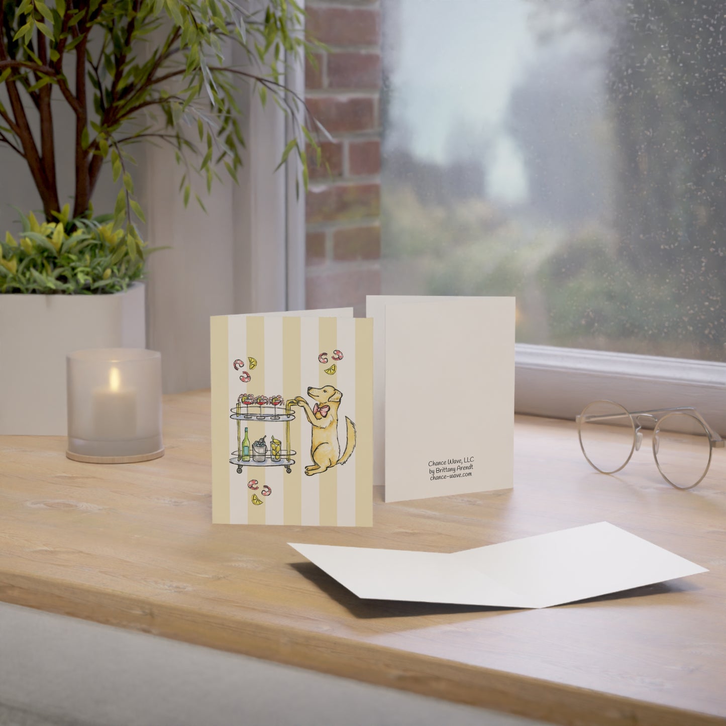 Bar(k) Cart Note Cards (10 and 30pcs)