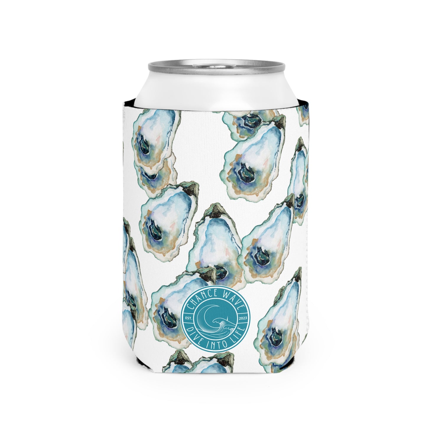 Oyster Pattern Koozie