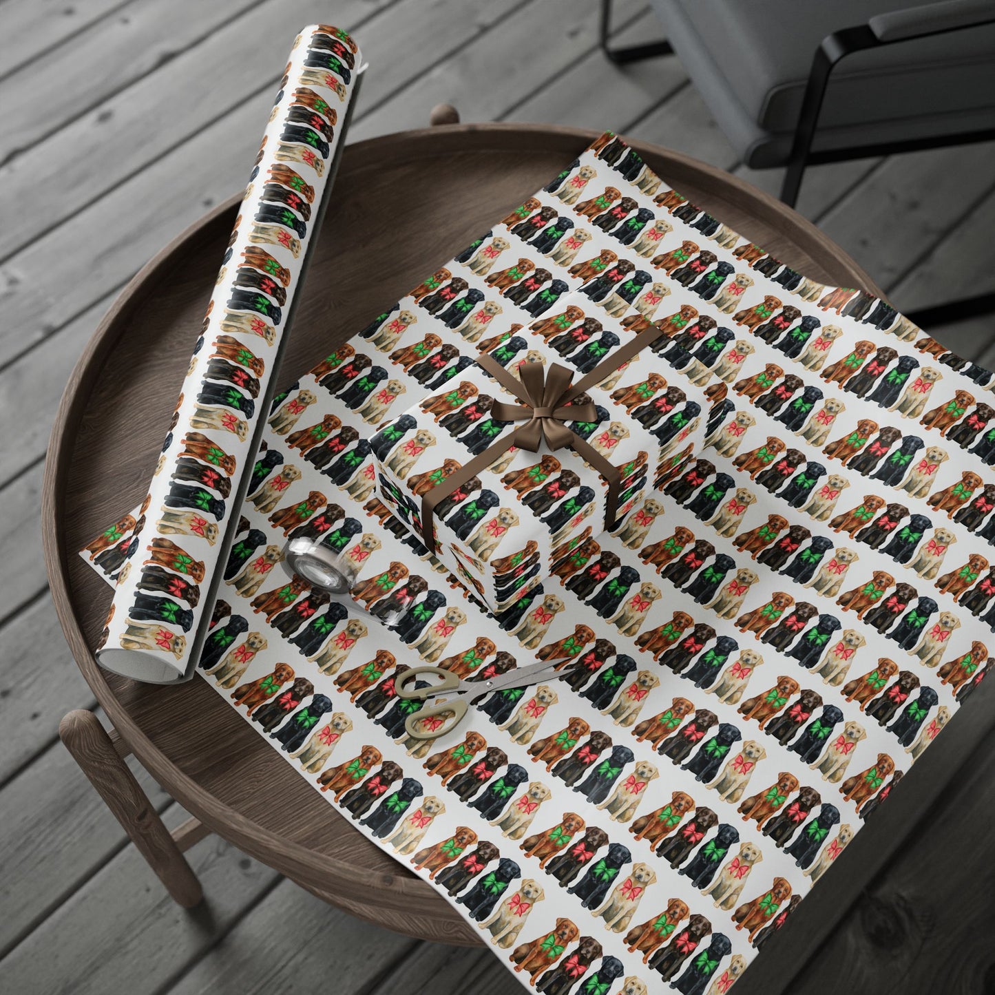 Festive Labs Wrapping Paper