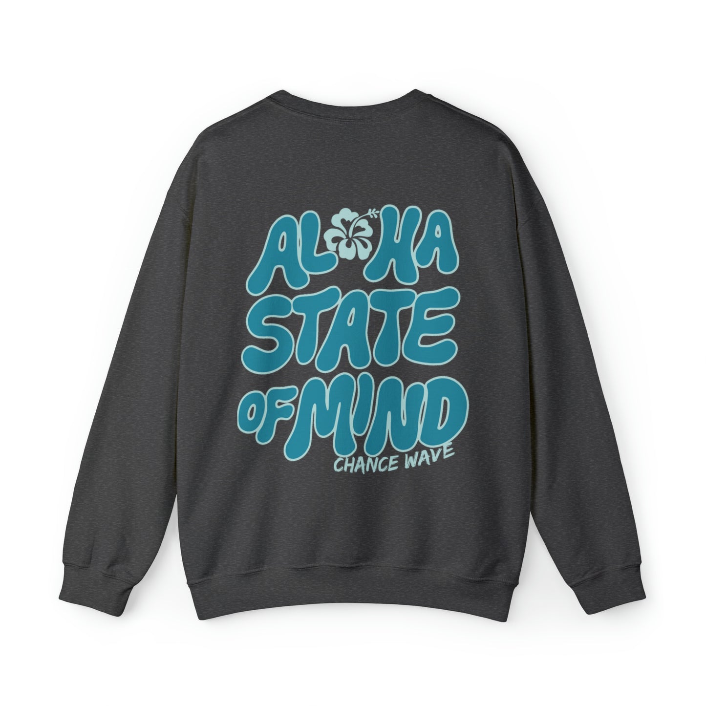 Blue Aloha Crewneck