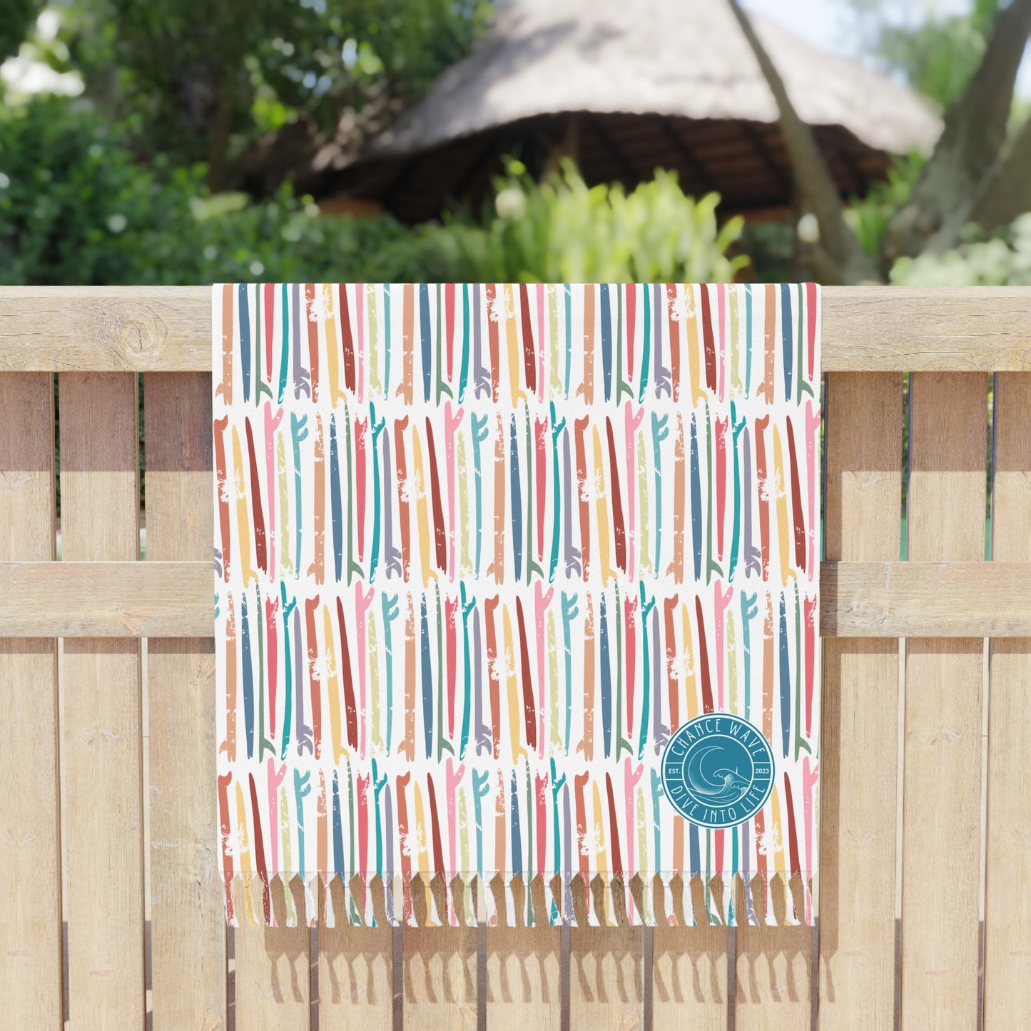 Surf Pattern Boho Beach Cloth