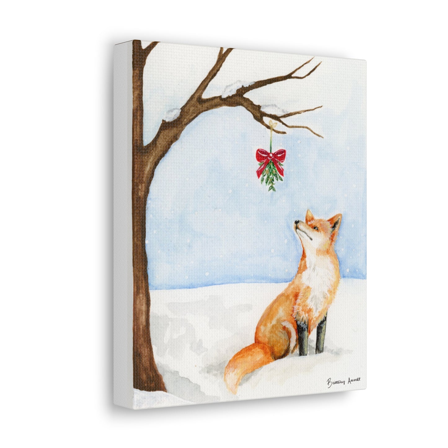 Winter Fox Canvas Gallery Wrap