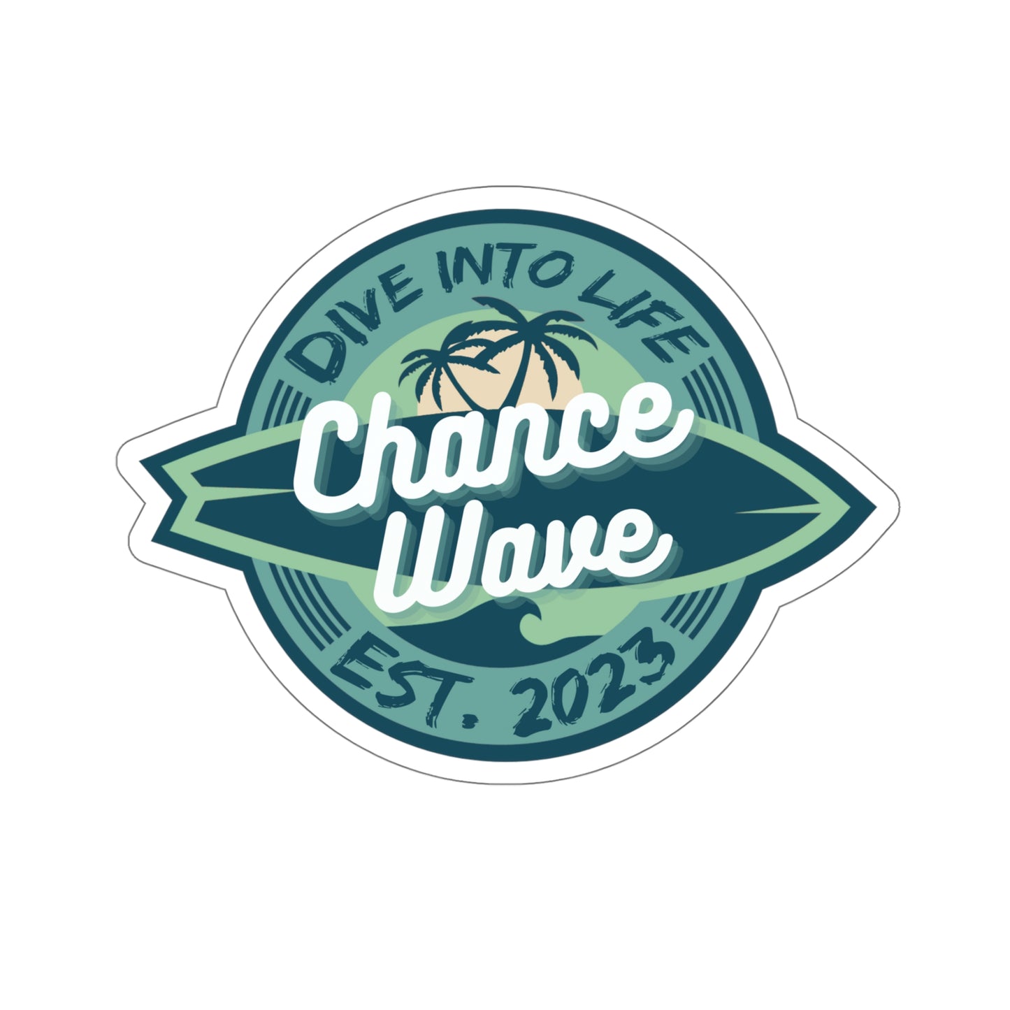 CW Logo Sticker (Teal)