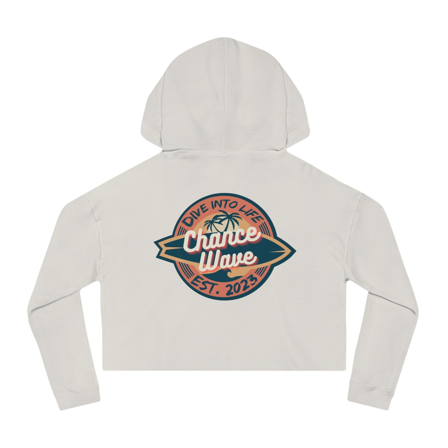 Chance Wave Cropped Hoodie