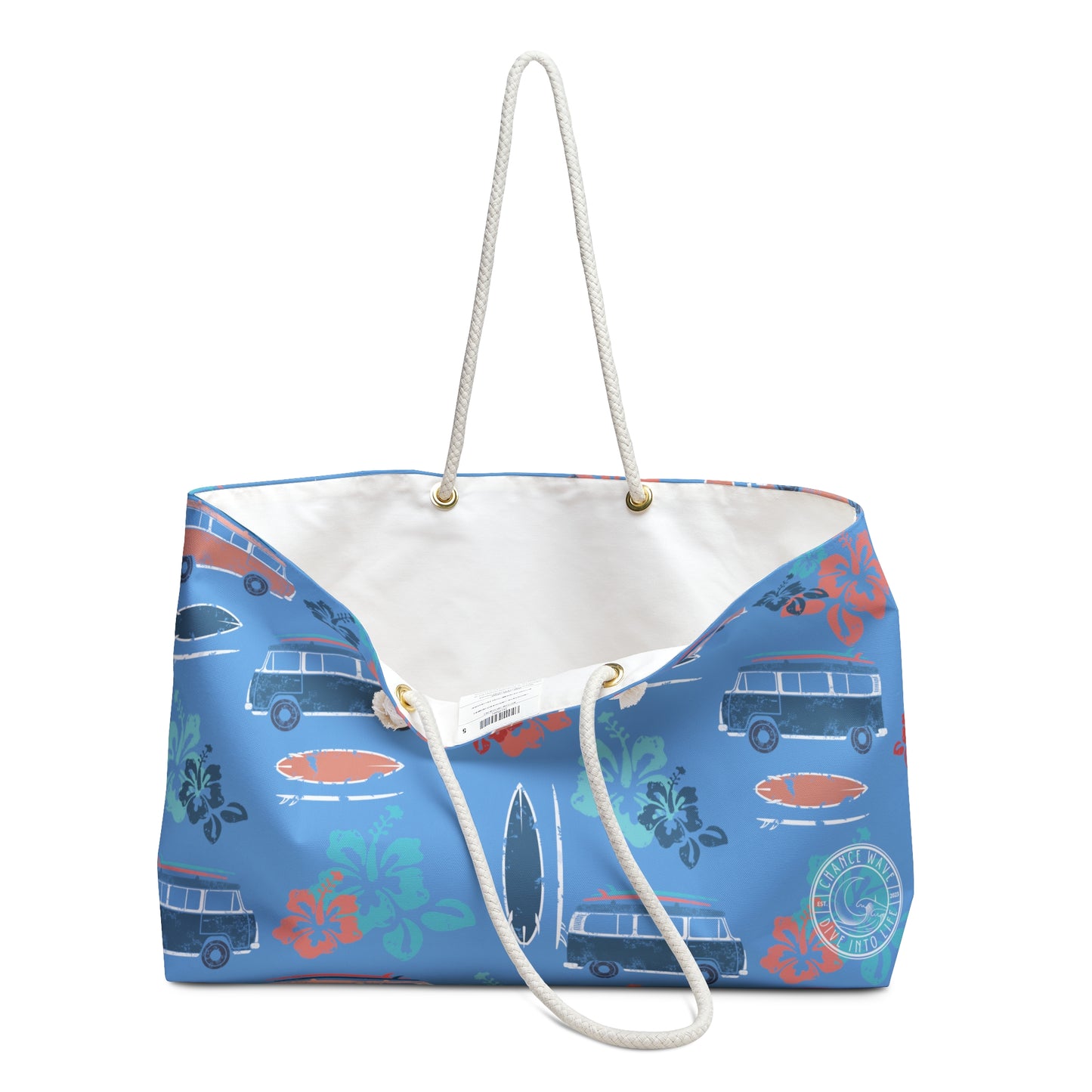 Beach Pattern Weekender Bag