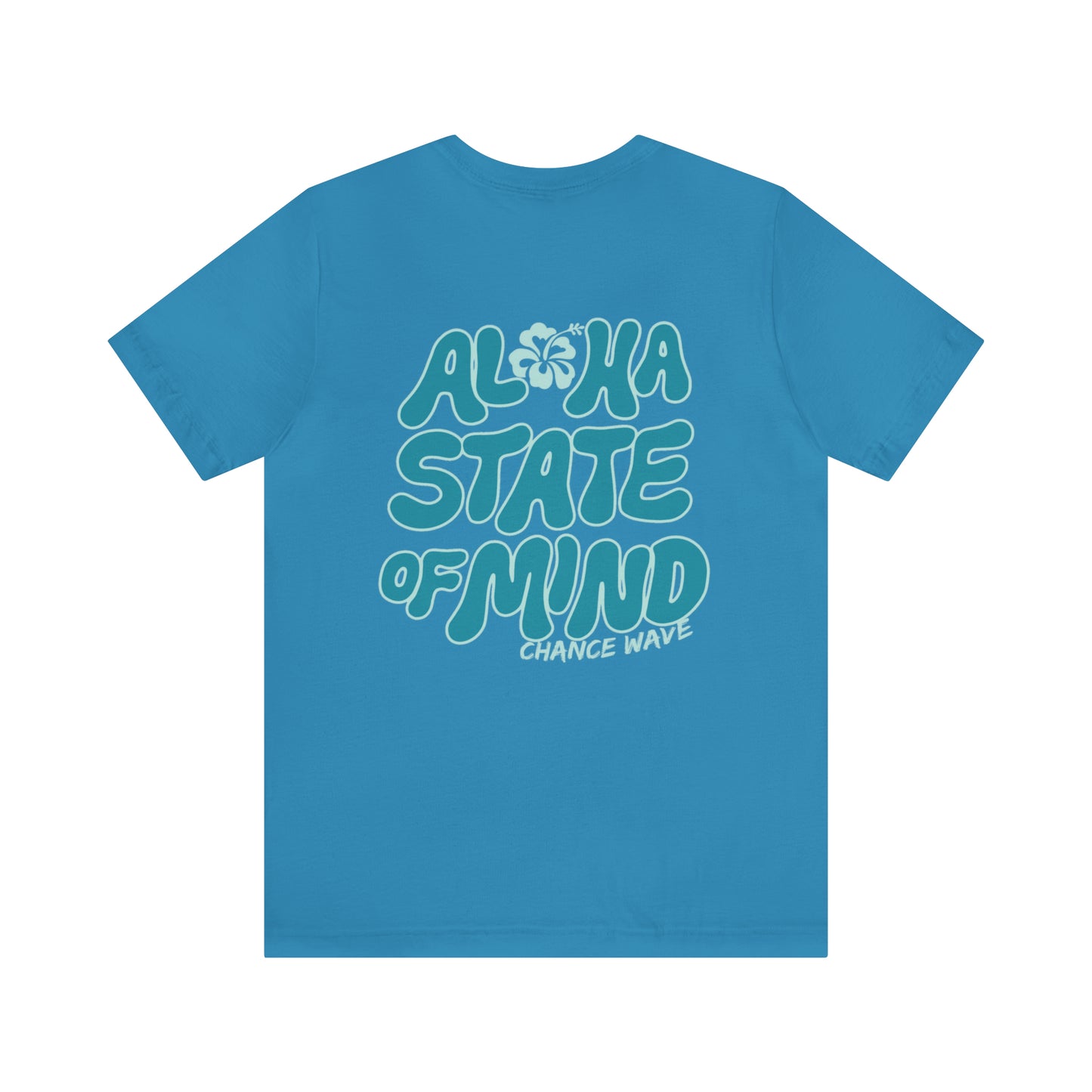 Blue Aloha Tee