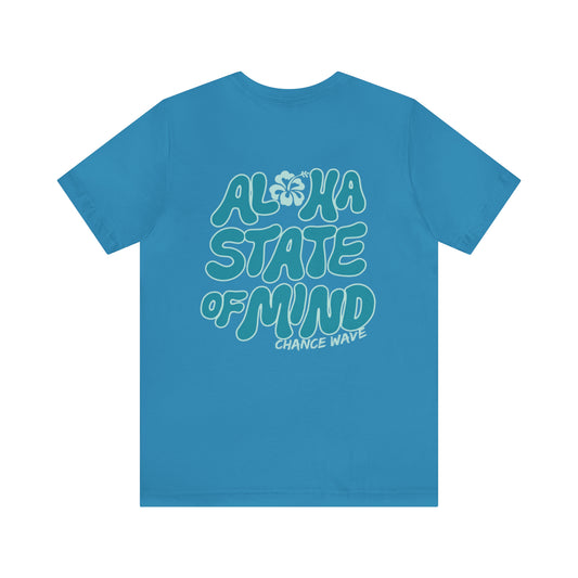 Blue Aloha Tee