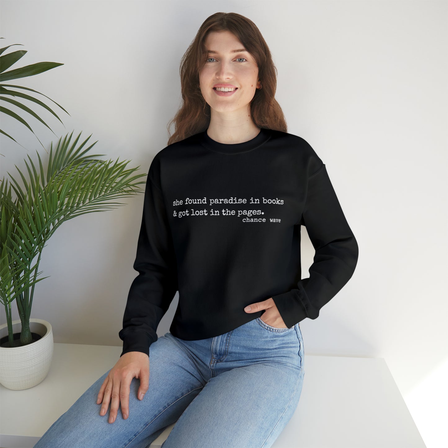 Paradise in Books Crewneck