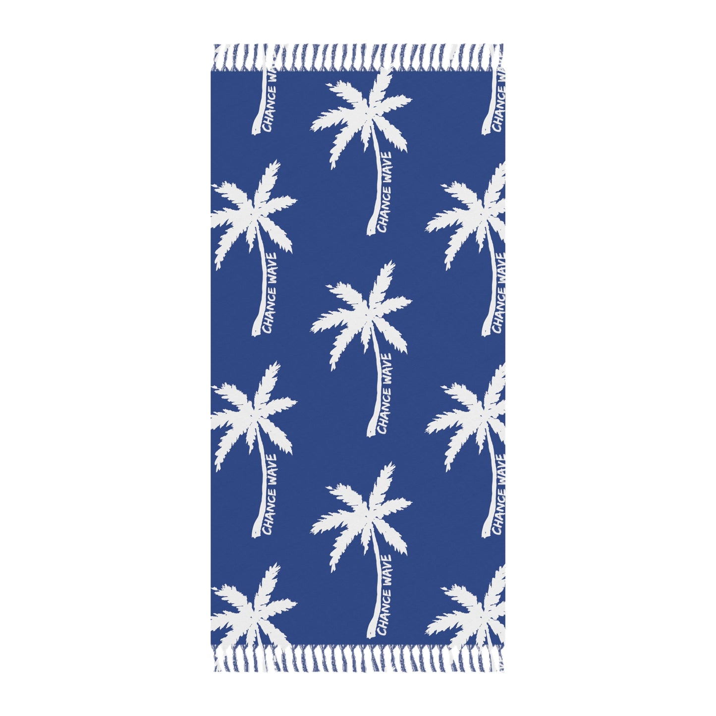 Navy Palm Boho Beach Cloth