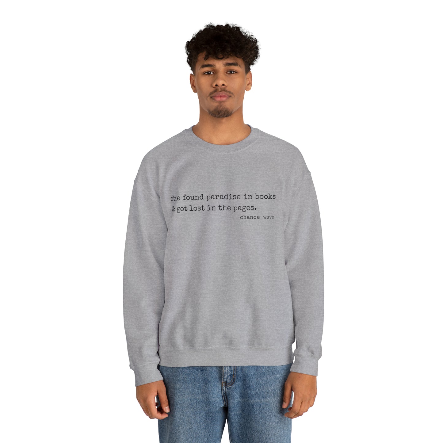 Paradise in Books Crewneck