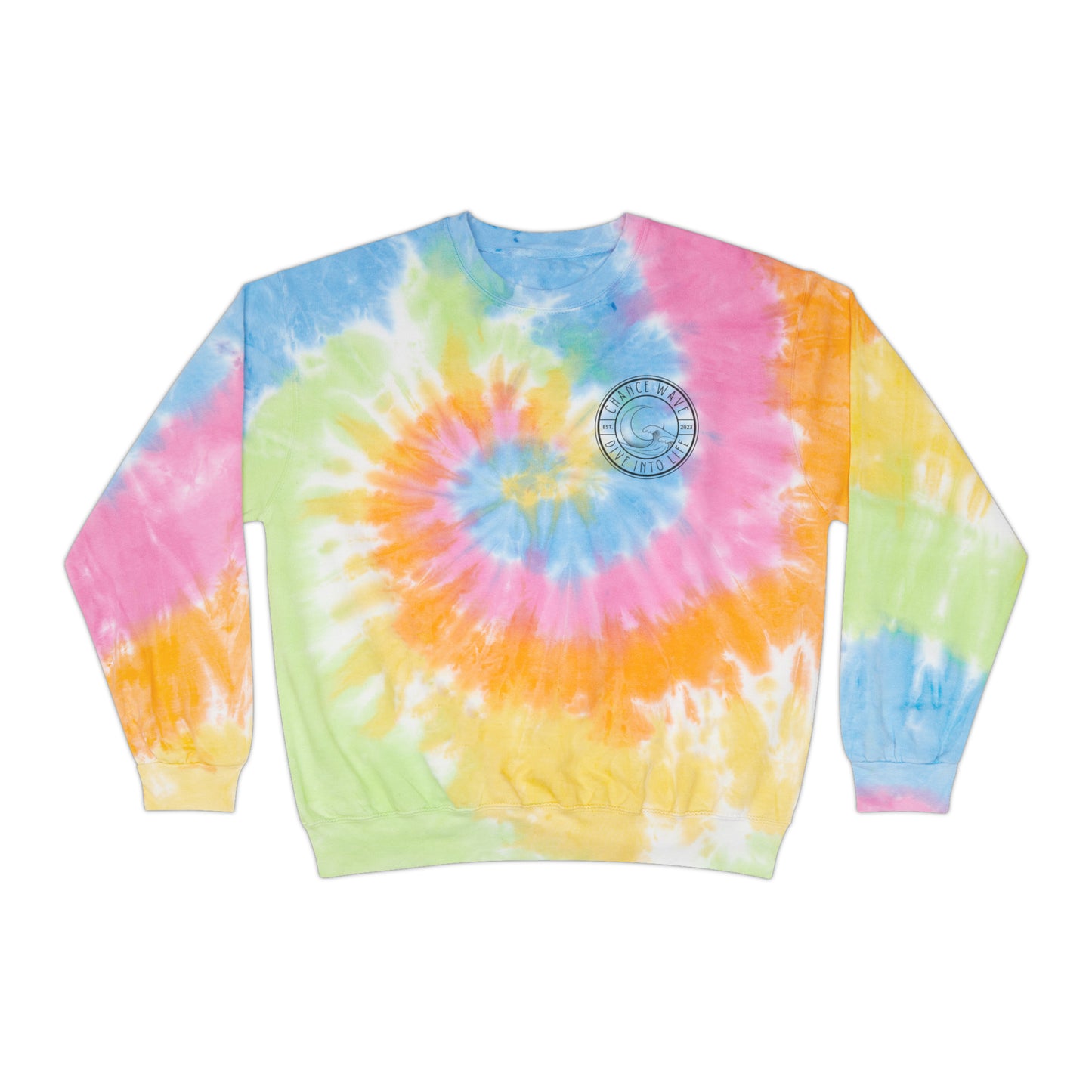 Happy Tie-Dye Crewneck