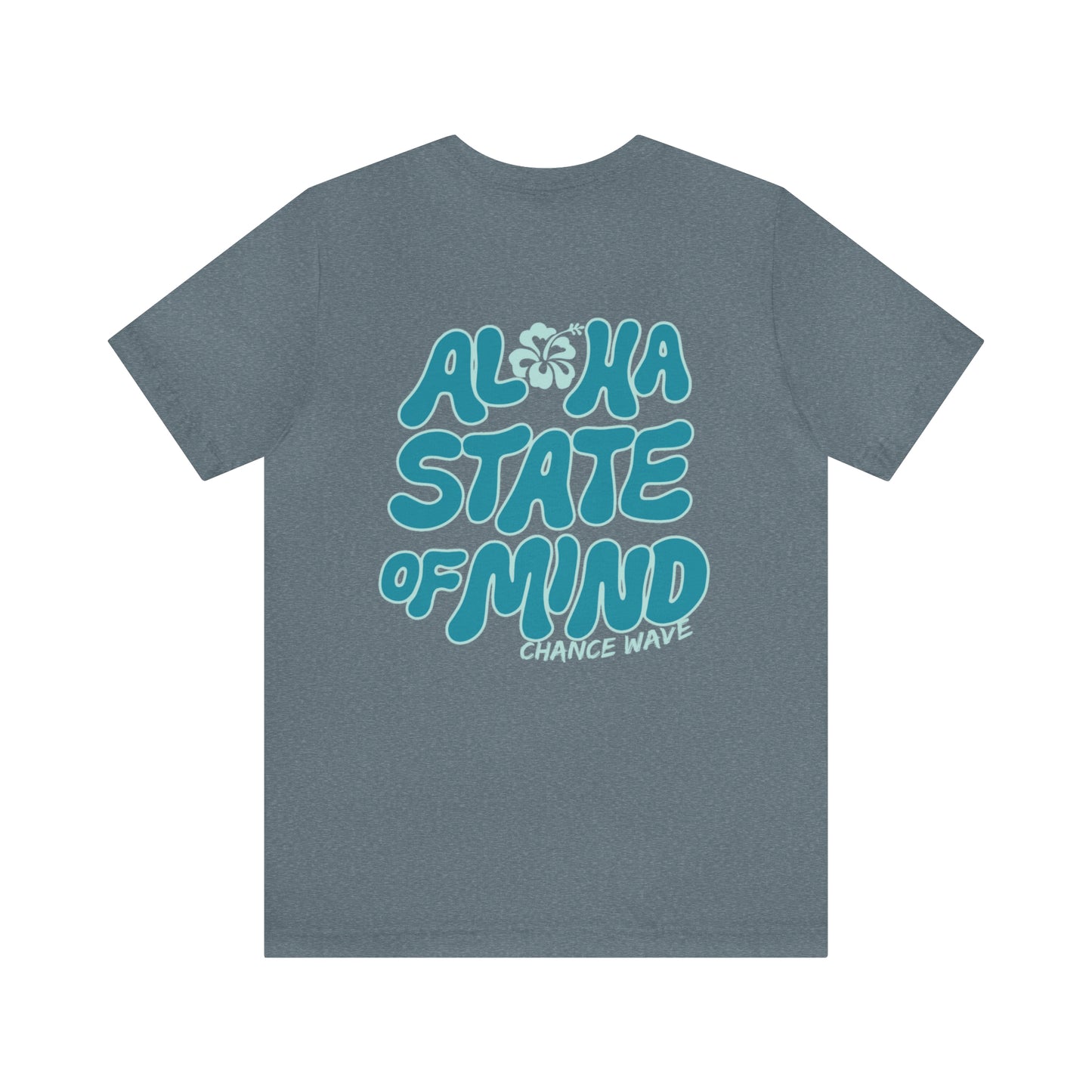 Blue Aloha Tee