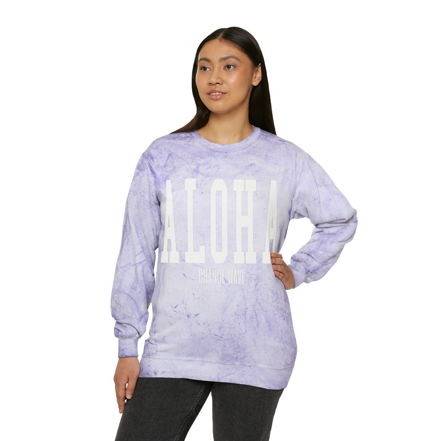 Aloha Tie Dye Crewneck