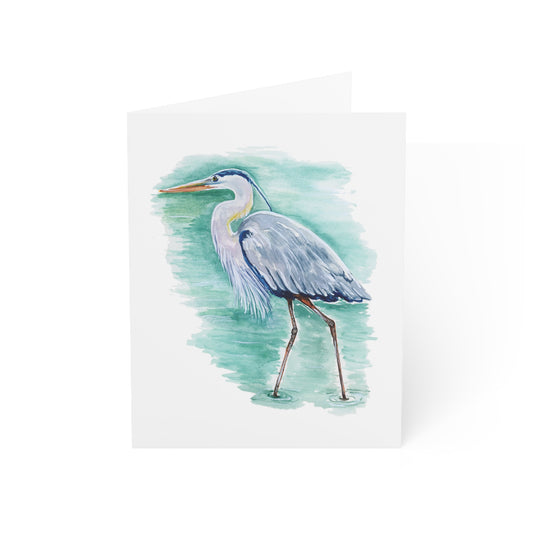 Great Blue Heron Notecards (10 and 30pcs)