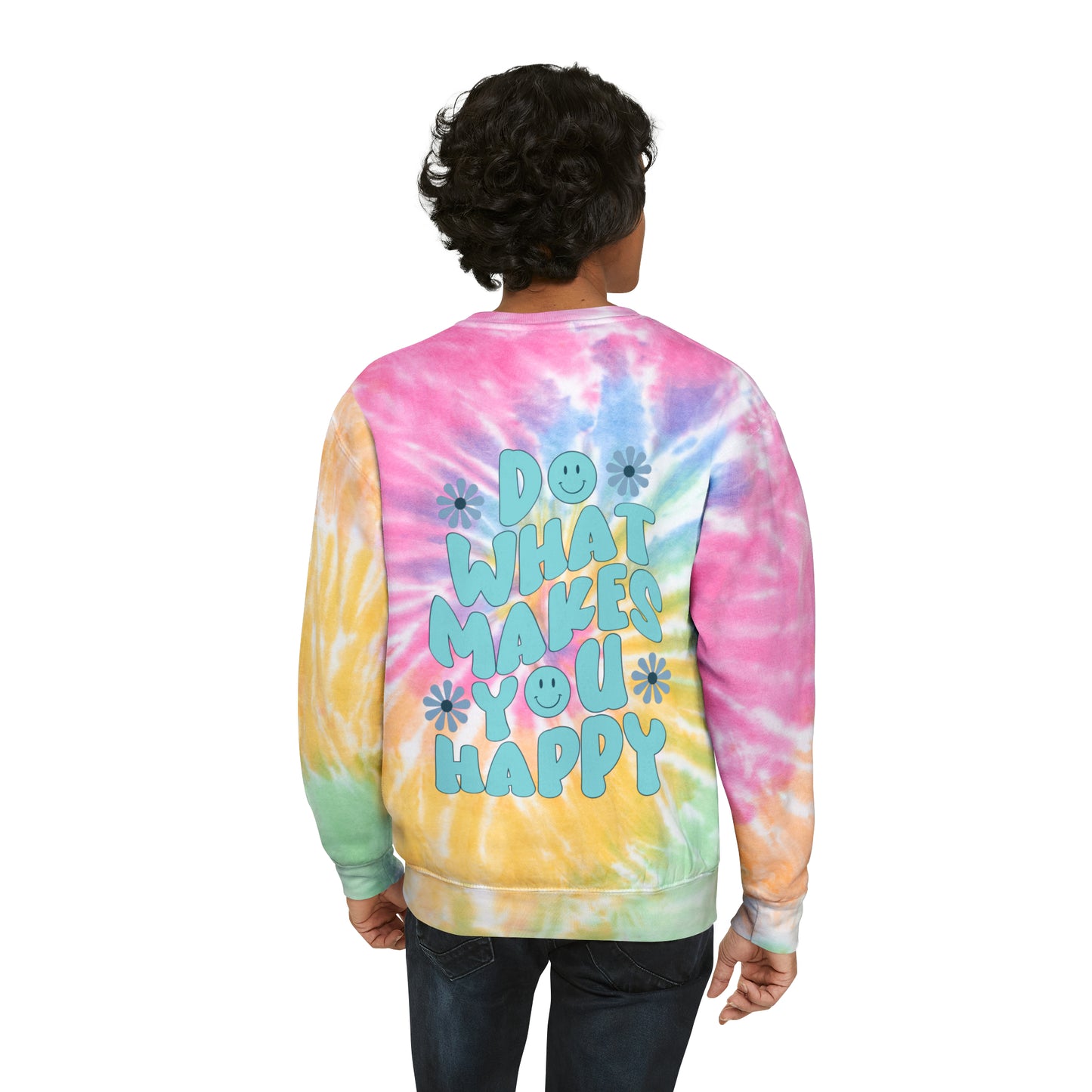 Happy Tie-Dye Crewneck