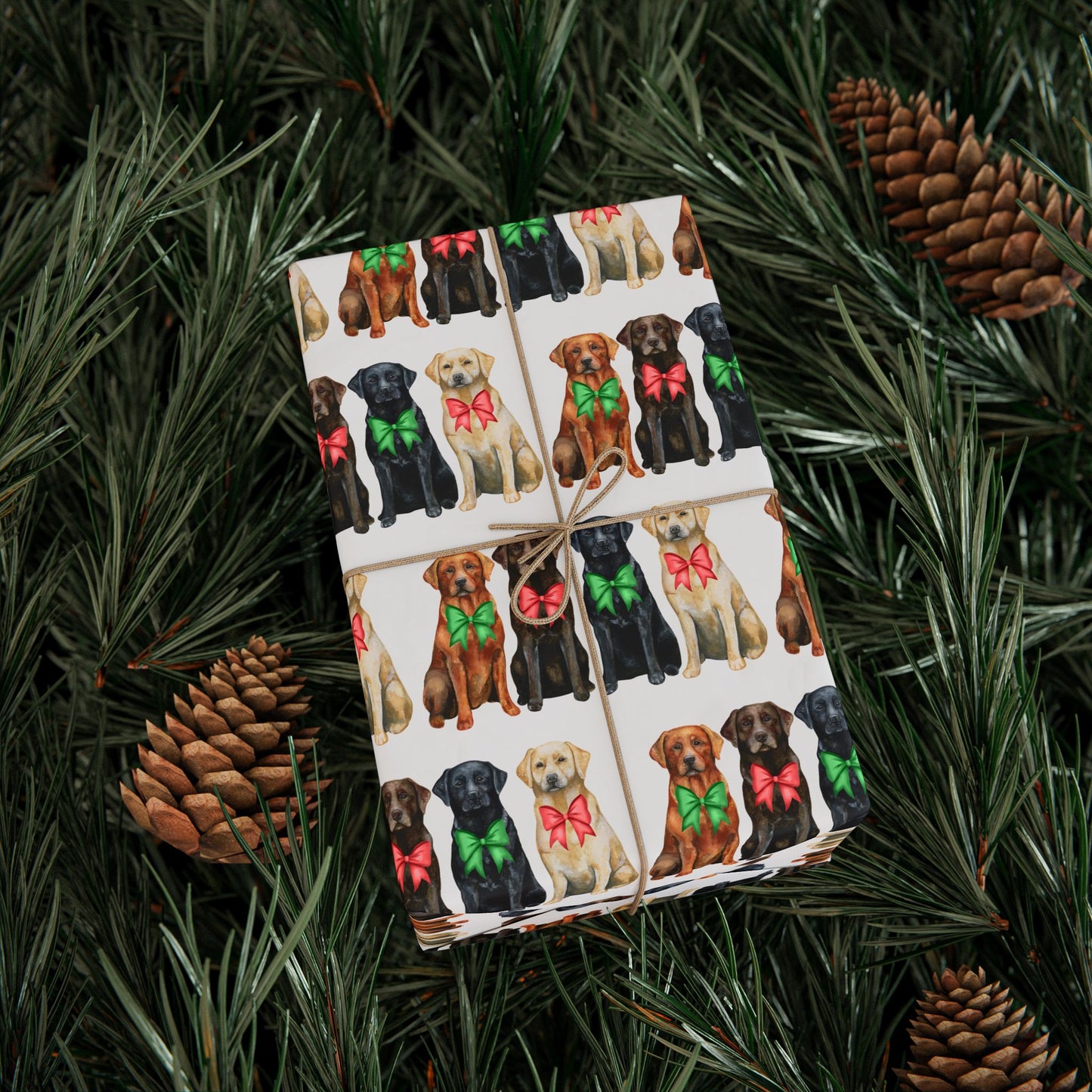 Festive Labs Wrapping Paper