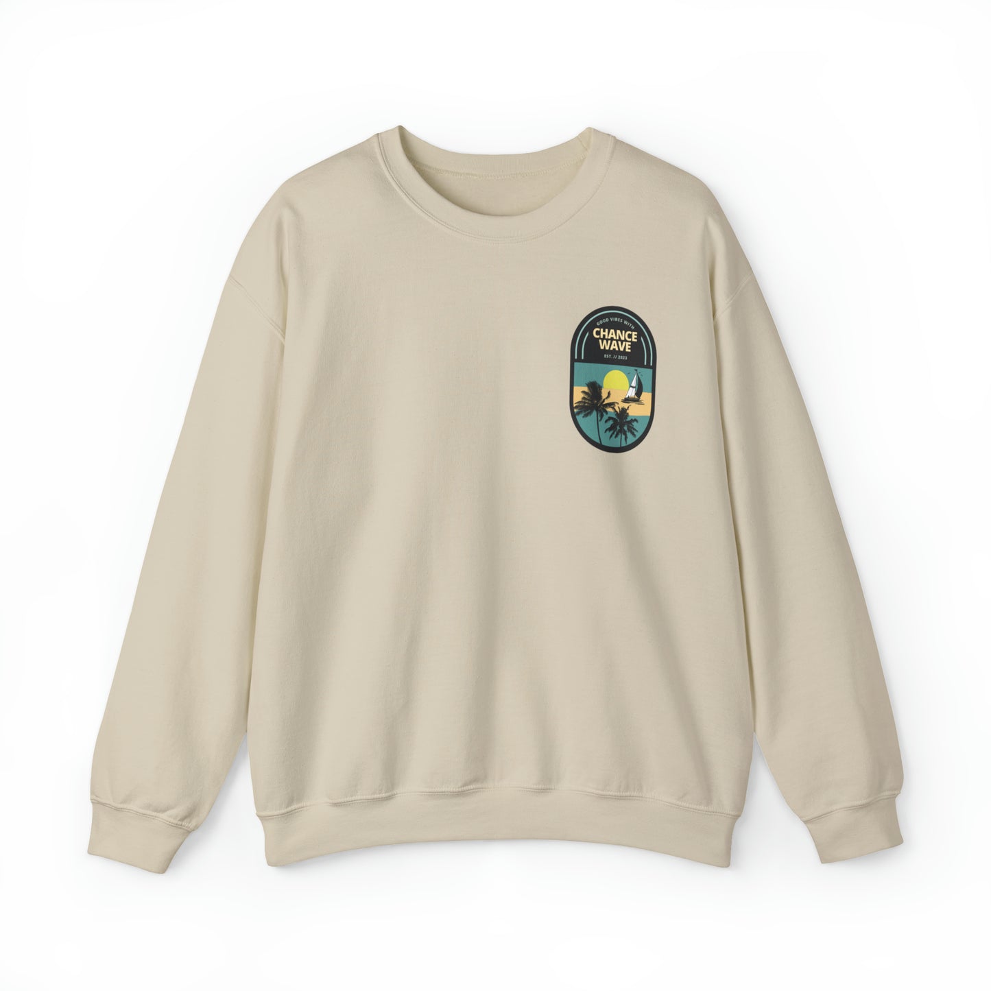 Chance Wave Sailboat Crewneck