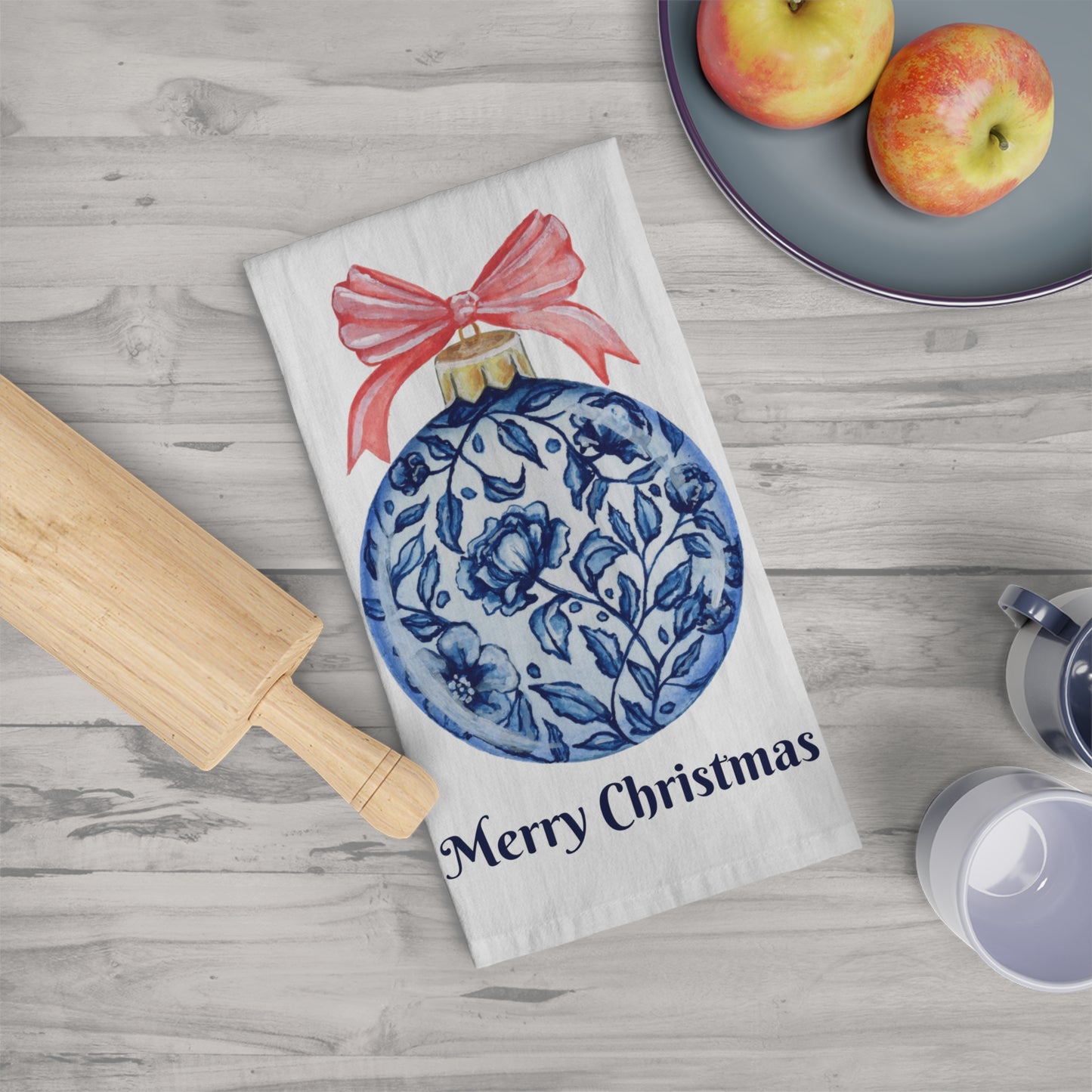 Christmas Ornament Tea Towel