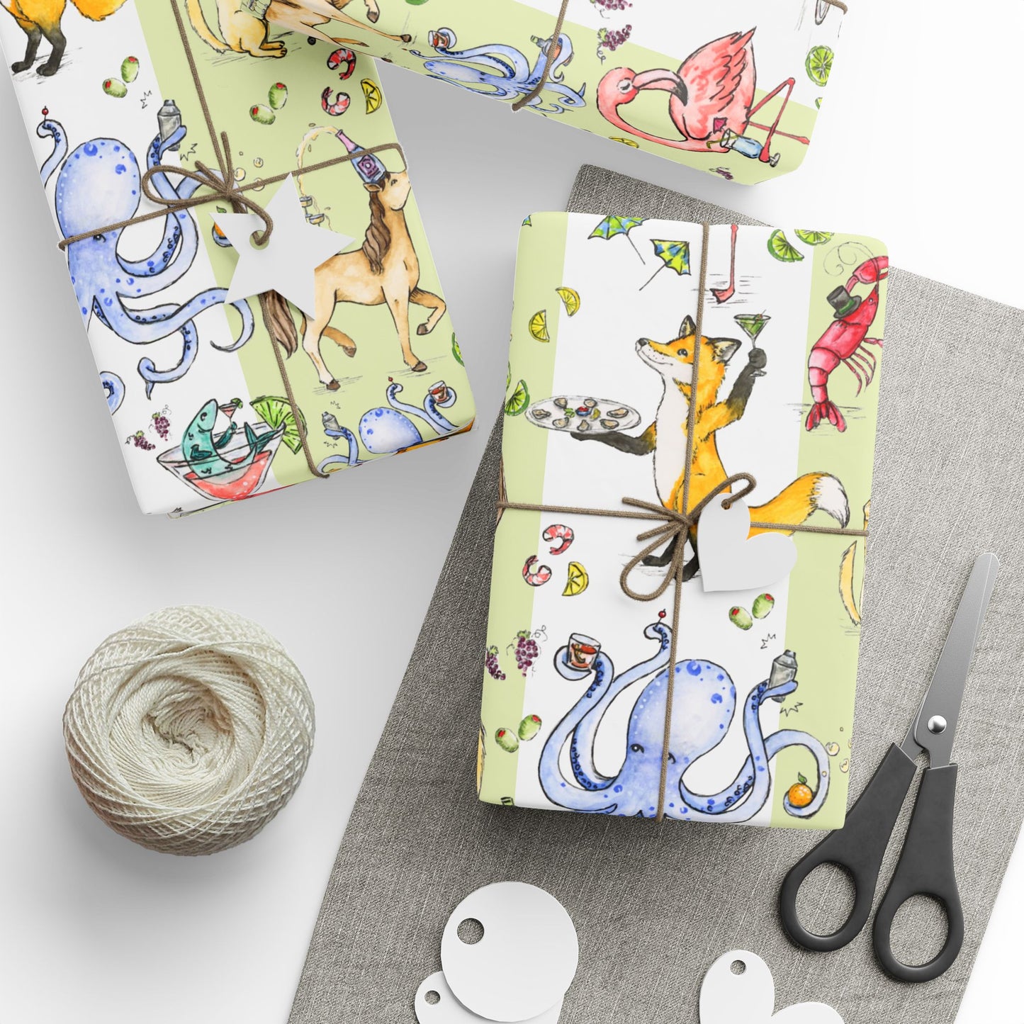 Party Animal Wrapping Paper