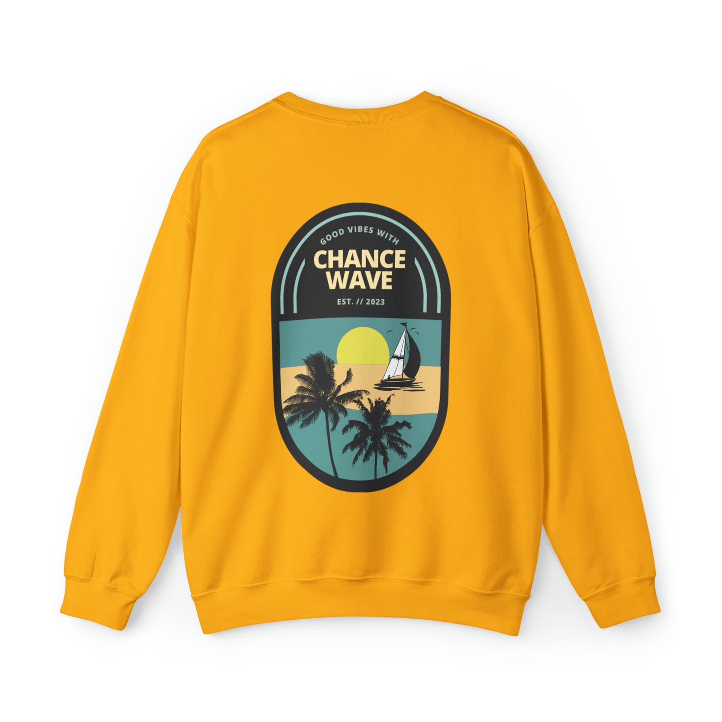 Chance Wave Sailboat Crewneck