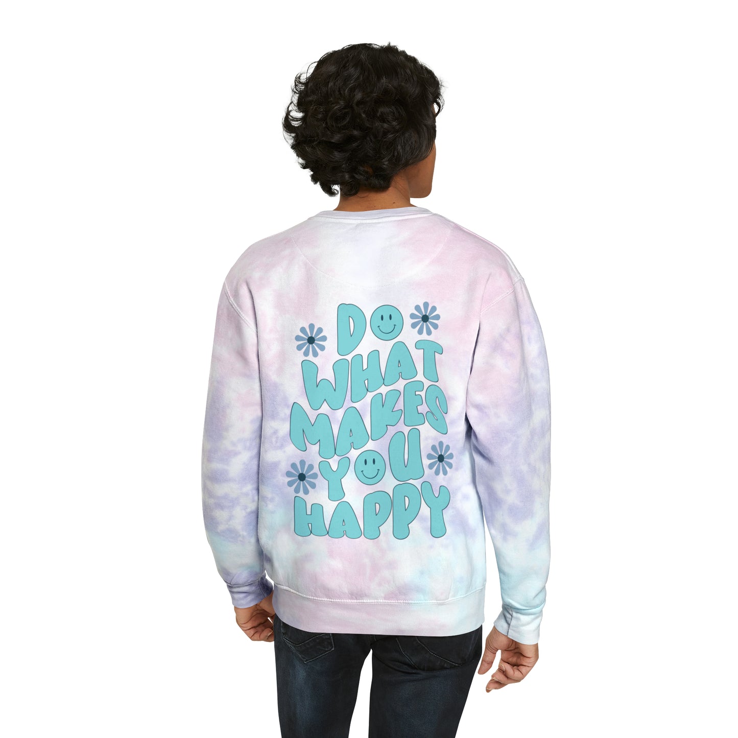 Happy Tie-Dye Crewneck