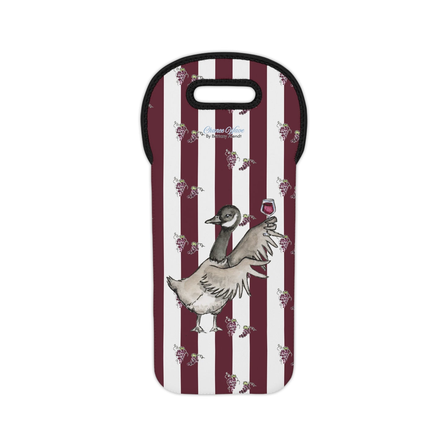 Goose Party Animal Wine Tote Bag