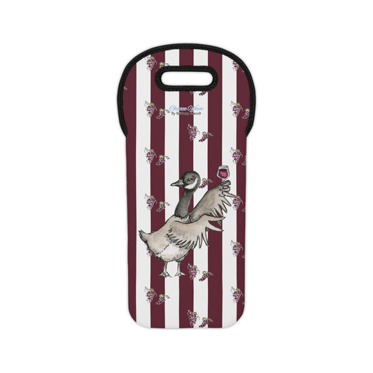 Goose Party Animal Wine Tote Bag