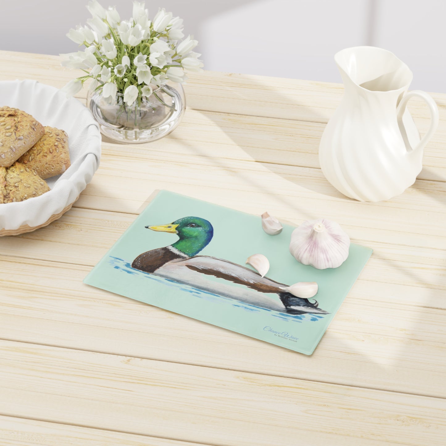 Mallard Tempered Glass Cutting Board
