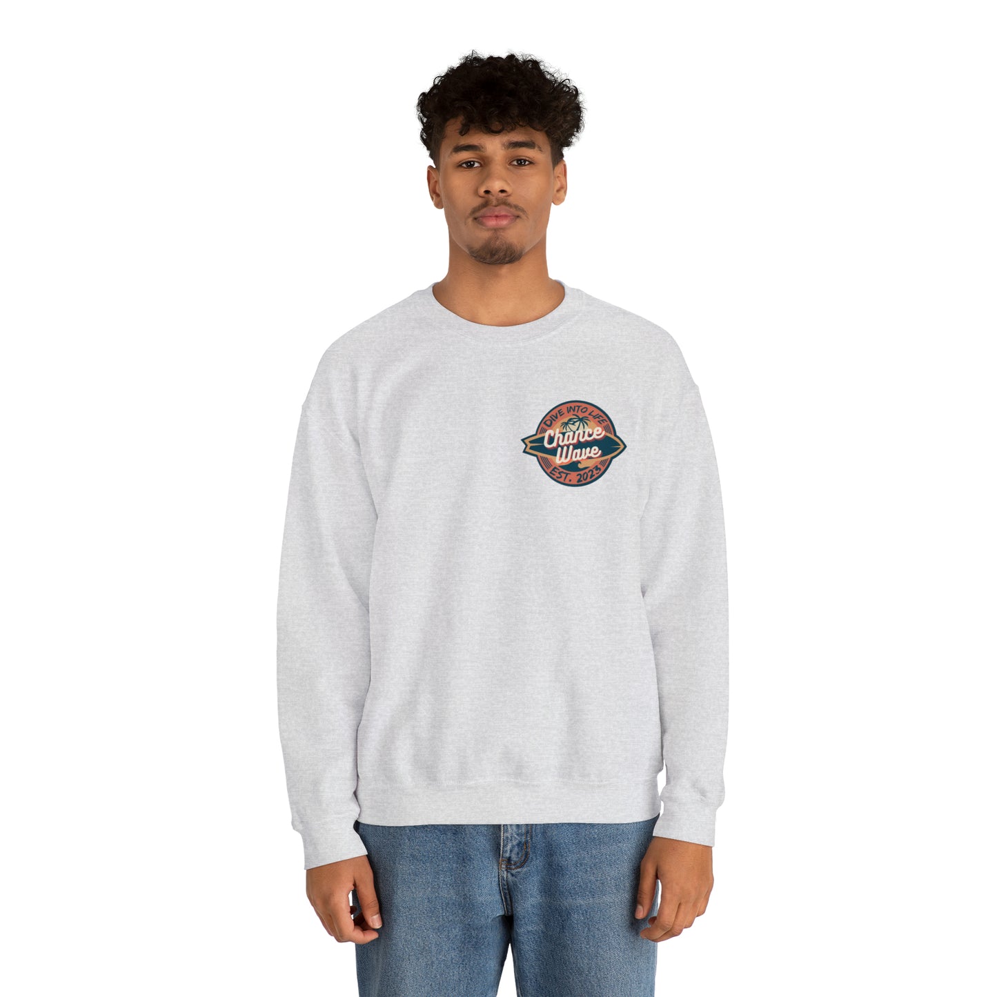 Orange Logo Crewneck