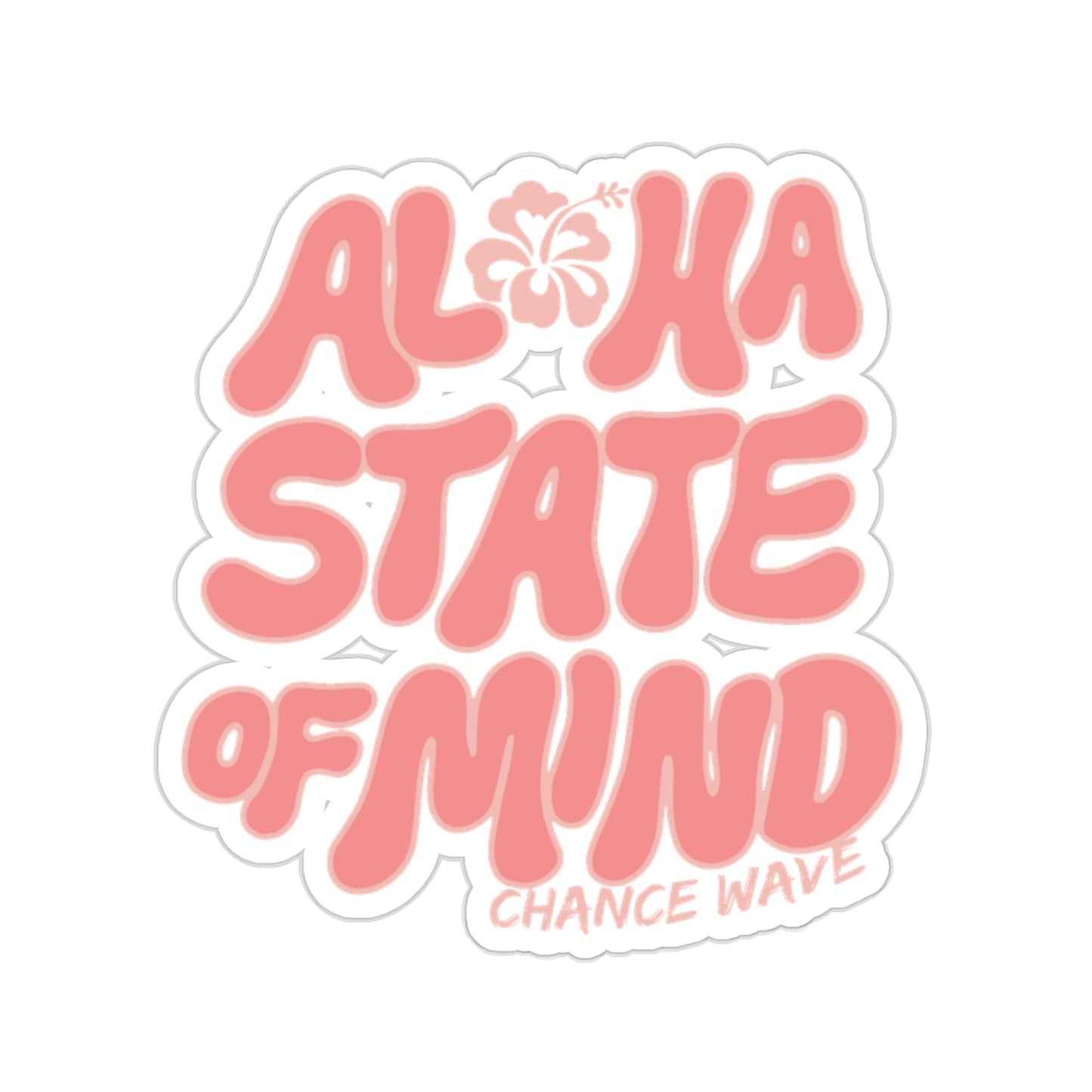 Aloha Sticker Pink