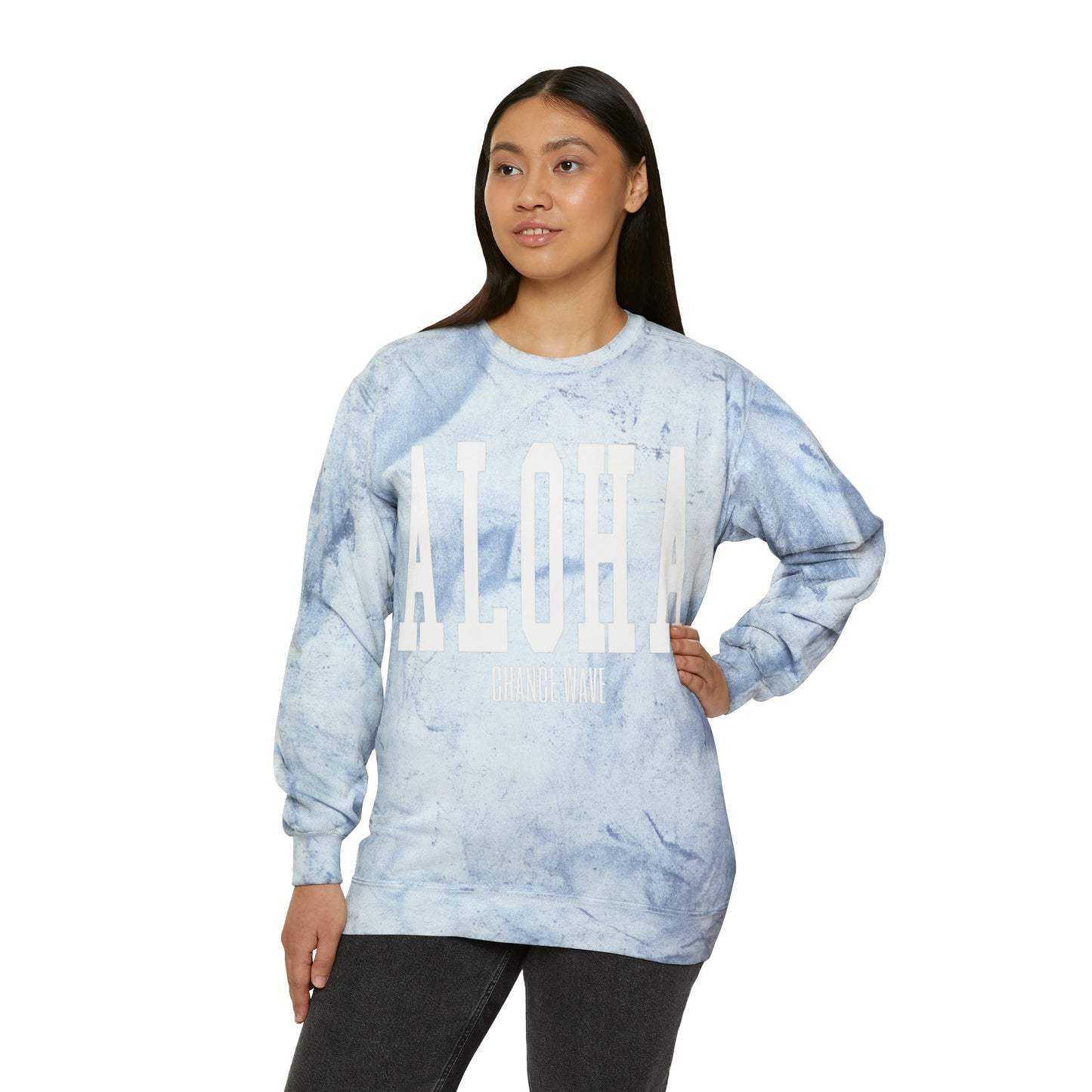 Aloha Tie Dye Crewneck