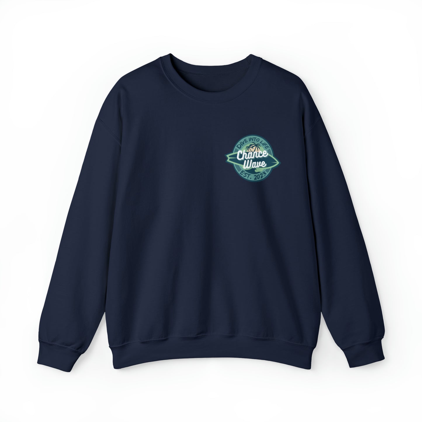 Blue Logo Crewneck