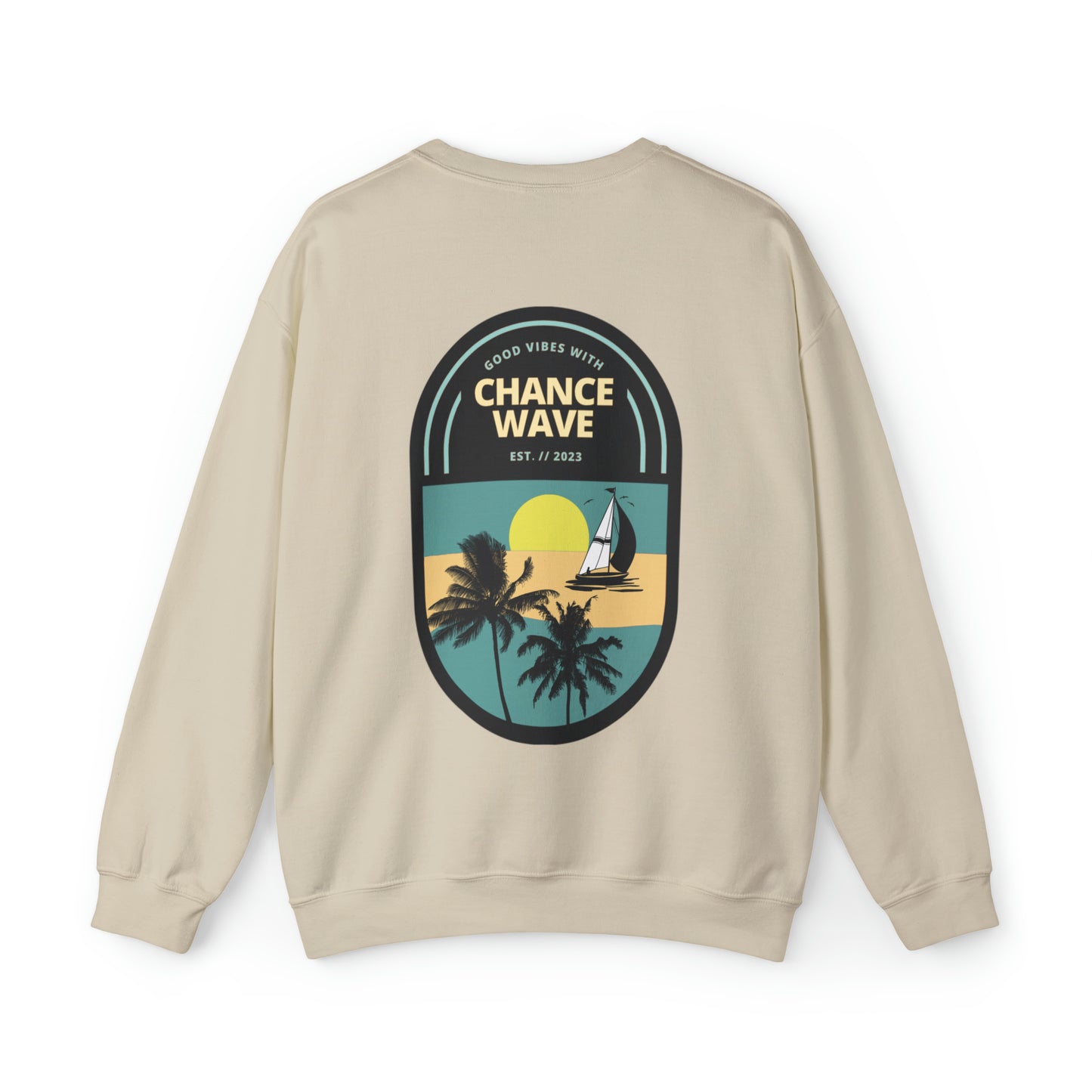 Chance Wave Sailboat Crewneck