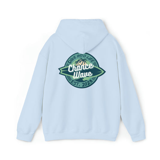 Blue Logo Hoodie